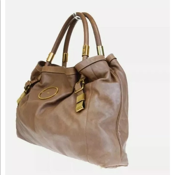 CHLOE Garnet Victoria Logos Shoulder Bag - Picture 3 of 11